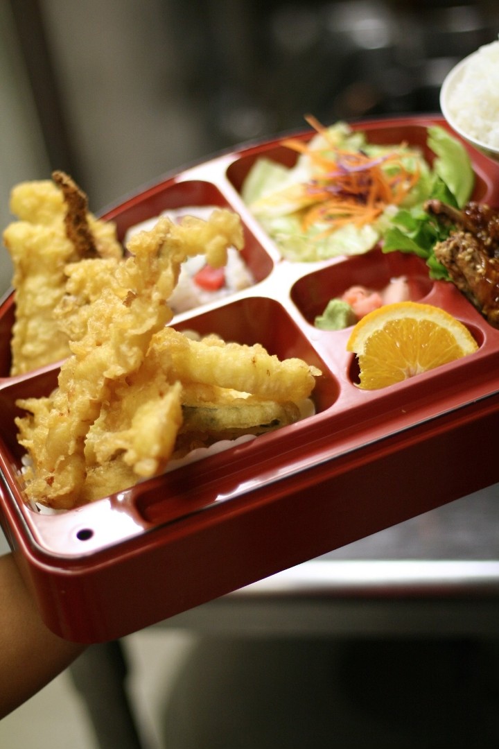 Shrimp & Vegetable Tempura Bento Box