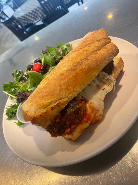 Eggplant Parmesan Sandwich