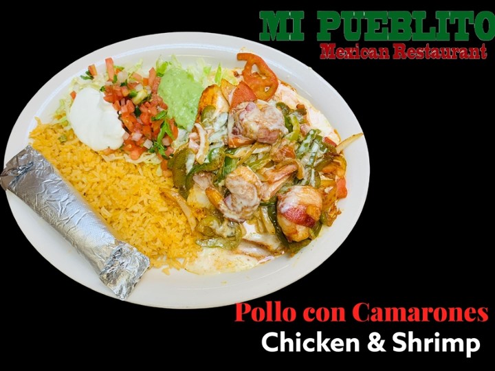 Pollo con Camarones