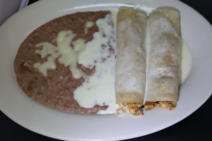 SPL#4 Two Enchiladas, Rice or Beans