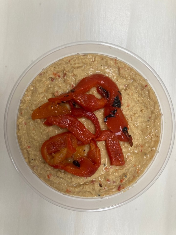 8 oz Roasted Red Pepper Hummus