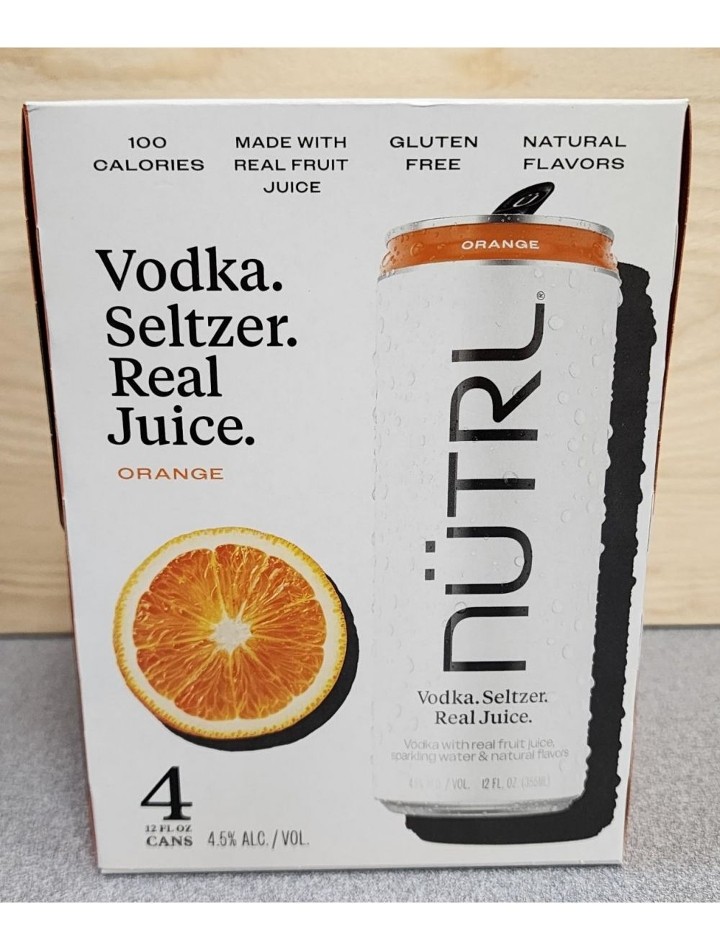 Nutrl Orange Vodka Seltzer