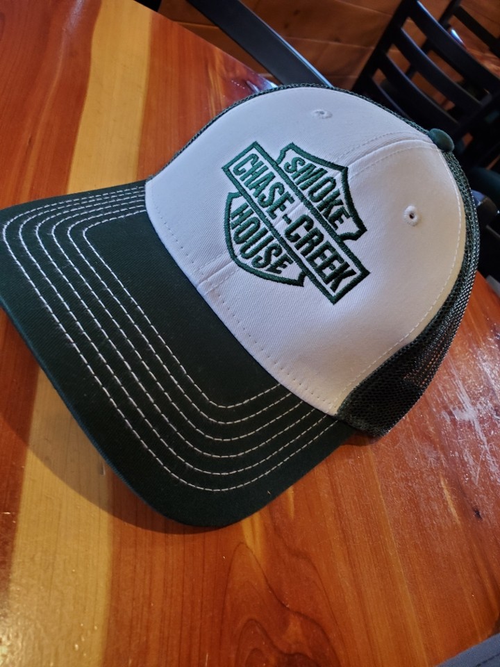 Hunter Green & White (Green Logo) Ballcap