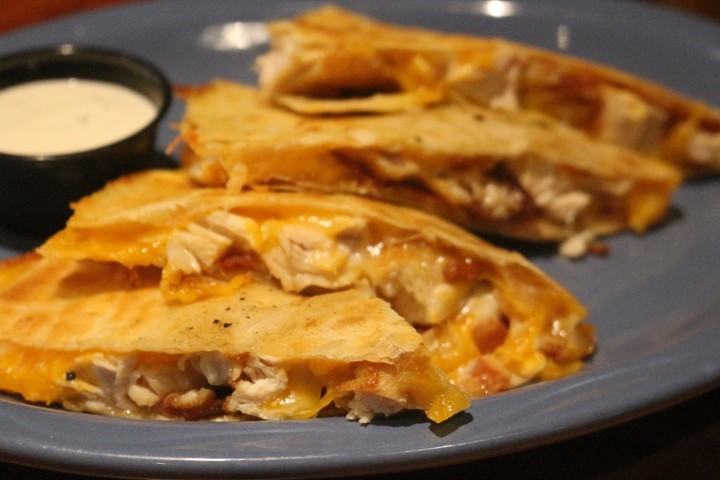 Chicken Bacon Ranch Quesadilla