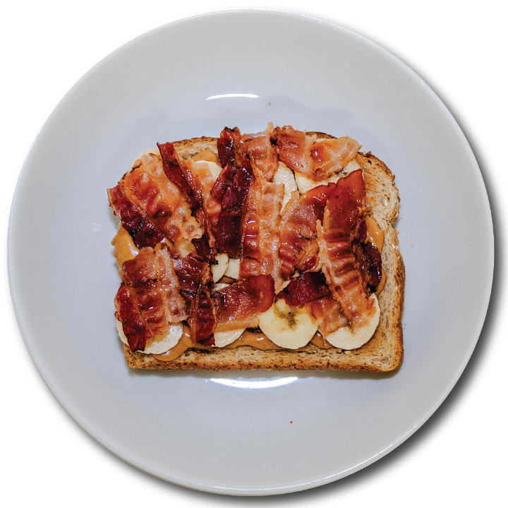 PB Banana Bacon Toast