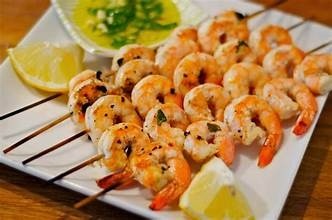 Shrimp Skewer Dinner