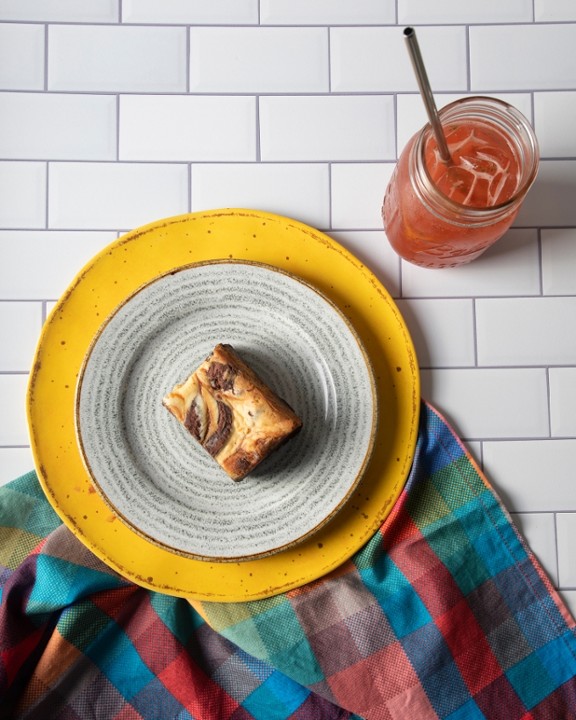 Caramel Cream Cheese Brownie (gf)