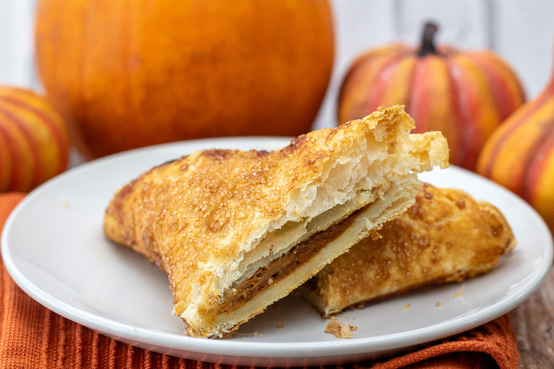 Pumpkin Cookie Butter Turnover