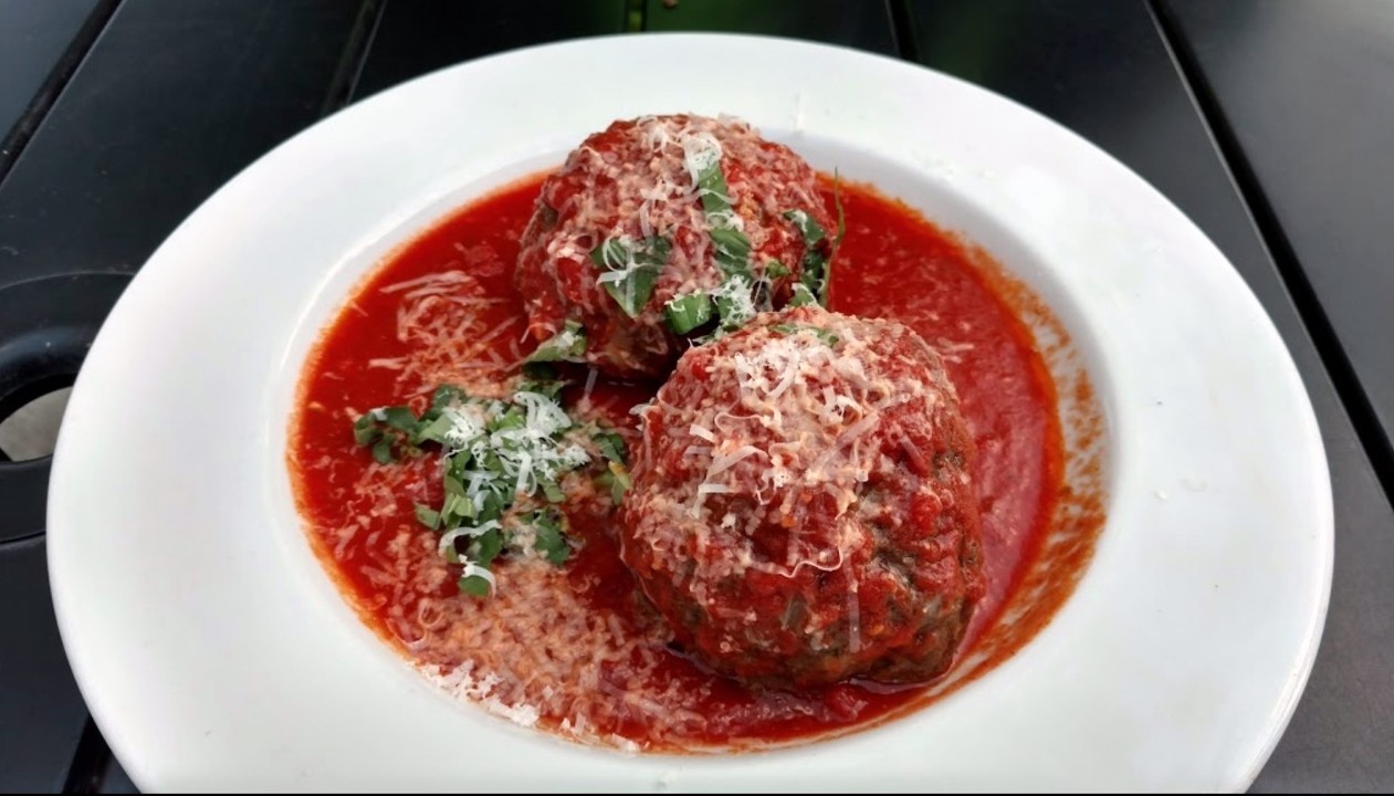 Meatballs and Red Sauce