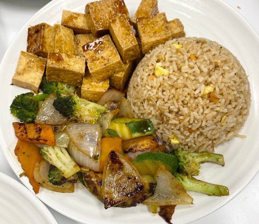 Hibachi Dinner Tofu Teriyaki