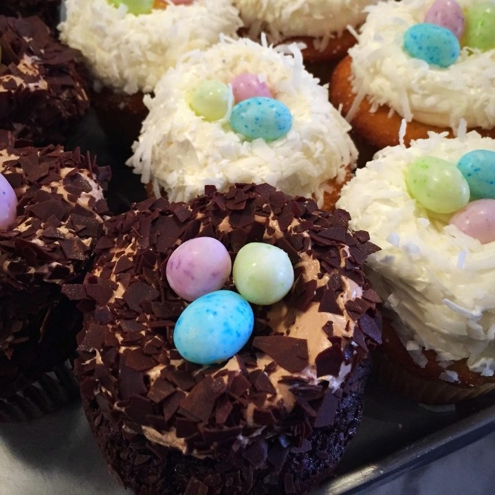 Chocolate Cupcake with Chocolate Nest