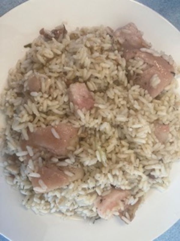 Calaloo Cookup rice