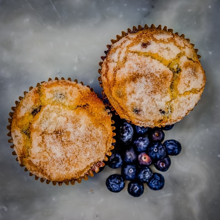 Blueberry Muffin (sugar top)