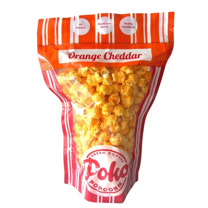 Orange Cheddar Popcorn