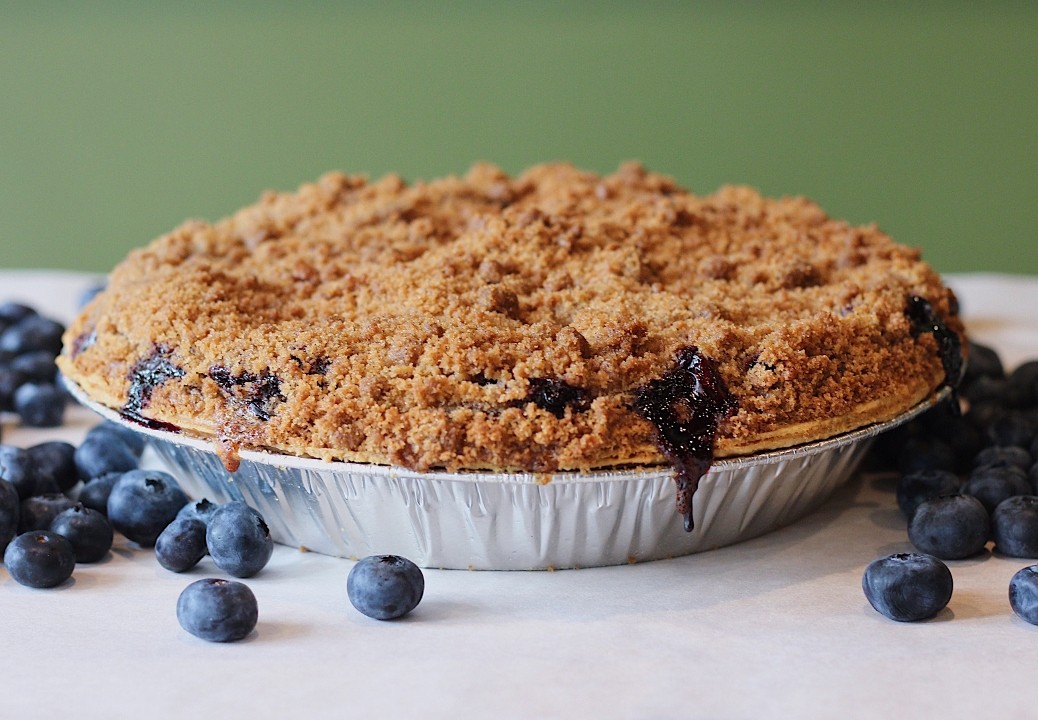 9” Blueberry Crumb Pie
