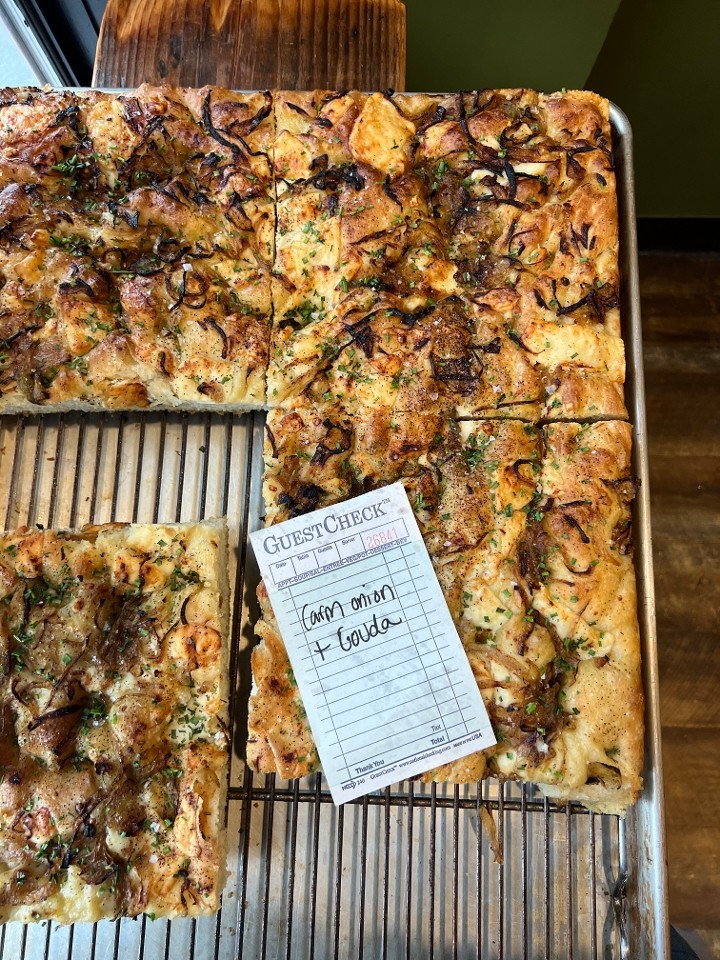 day old Olive and Rosemary Focaccia