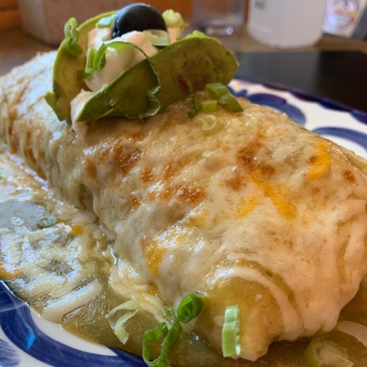 Surf & Turf Burrito Verde