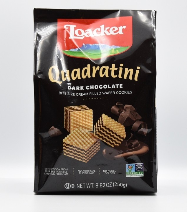 Loacker Dark Chocolate Quadrantini 8.82 Oz