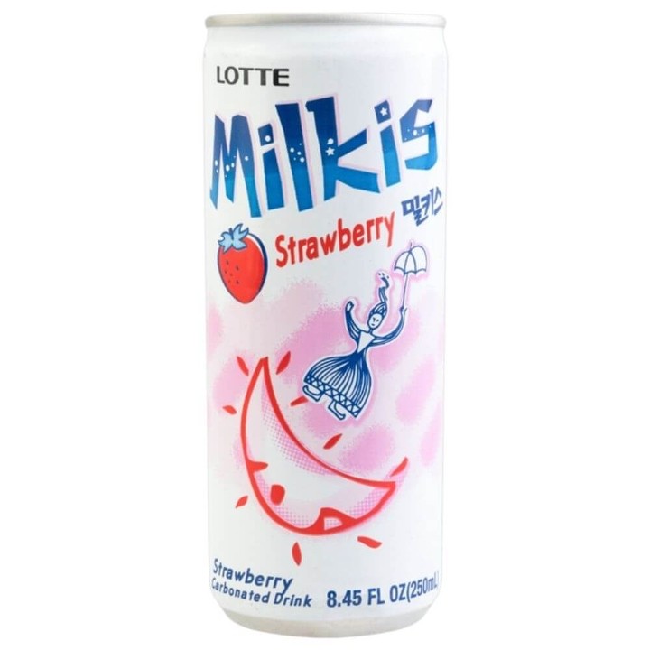 Strawberry Milkis (Korean Soda)