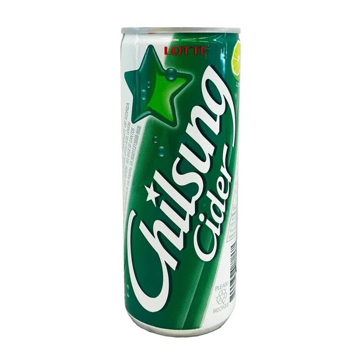Chilsung Cider (Korean Lemon-Lime soda)