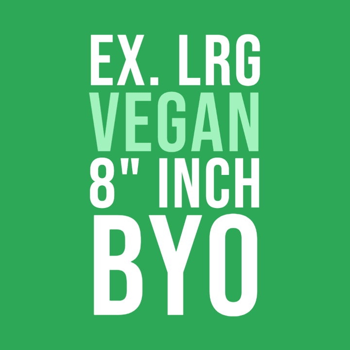 Vegan Personal 8 inch BYO
