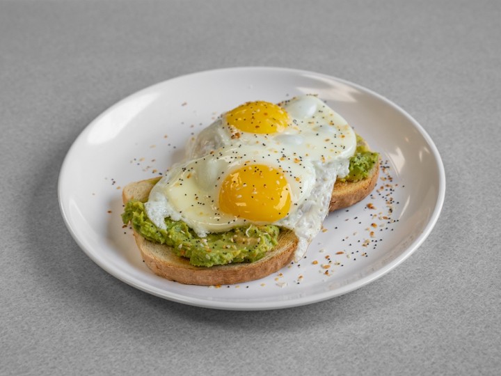 AVOCADO TOAST WITH EGGS