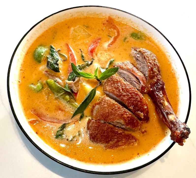 Crispy duck red thai curry on sale