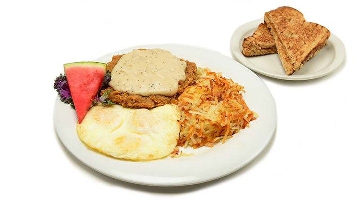 Country Fried Steak & 3 Eggs