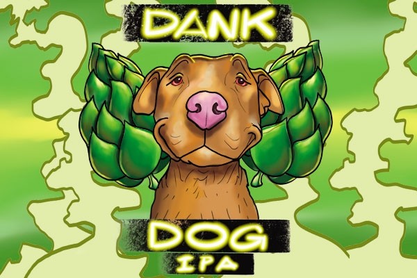 "Dank Dog" IPA - 4 Pack (16oz Cans)