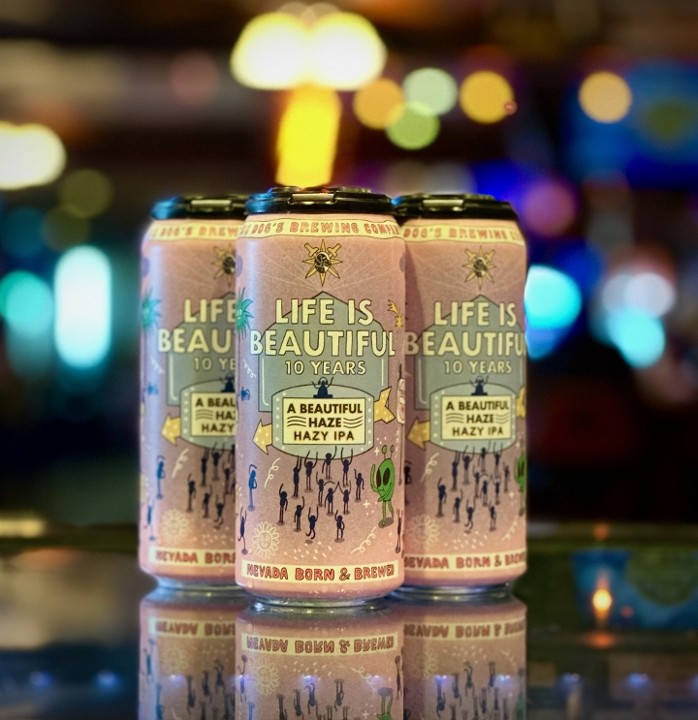 “LIB A Beautiful Haze” Hazy IPA - 4 Pack (16oz. Cans)