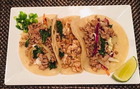 Tacos (3), Ground Chicken &Thai Basil