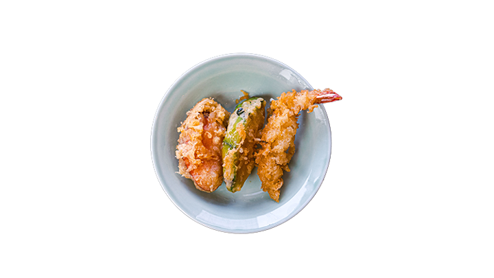 Shrimp & Veg Tempura (1 Pc Shrimp + 2 Veg)