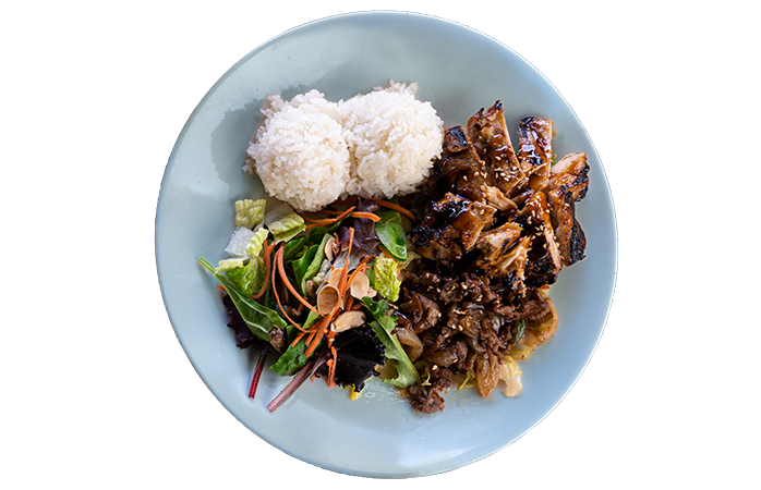 Teriyaki Chicken & Beef Plate