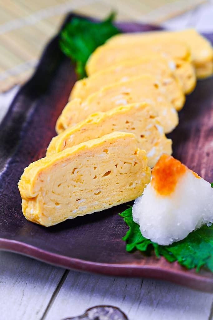 Tamago (Egg Omelette) Sashimi
