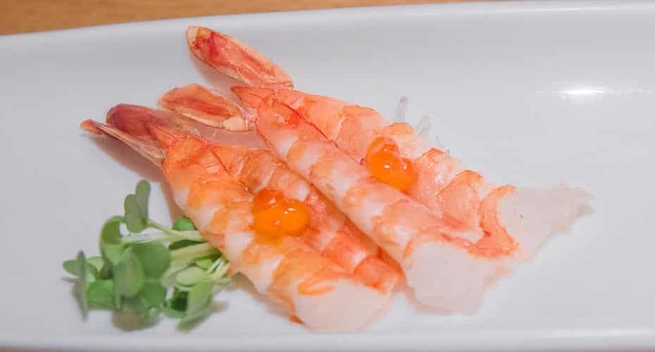 Ebi (Shrimp) Sashimi