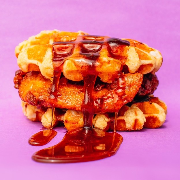 CHIPOTLE FRENCH TOAST CHICKEN BACON WAFFLE