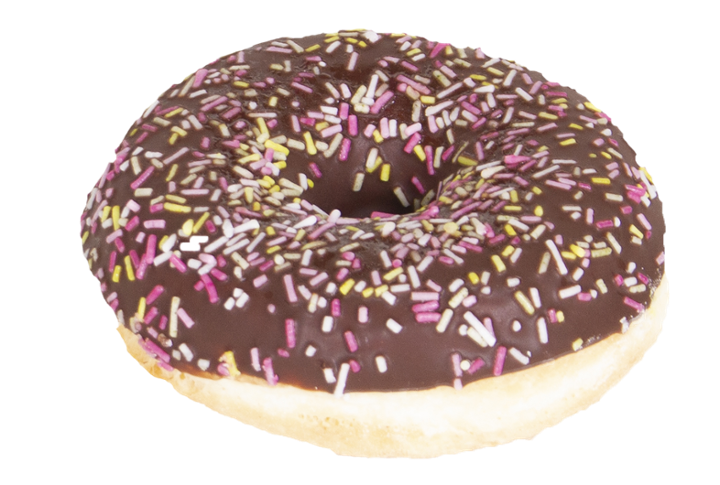 Cocoa Sprinkles Donut