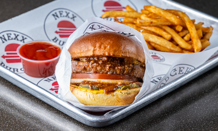 1/3 Lb Chili Hamburger