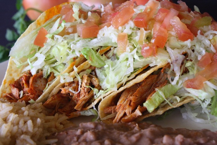 Shredded Chicken Tacos