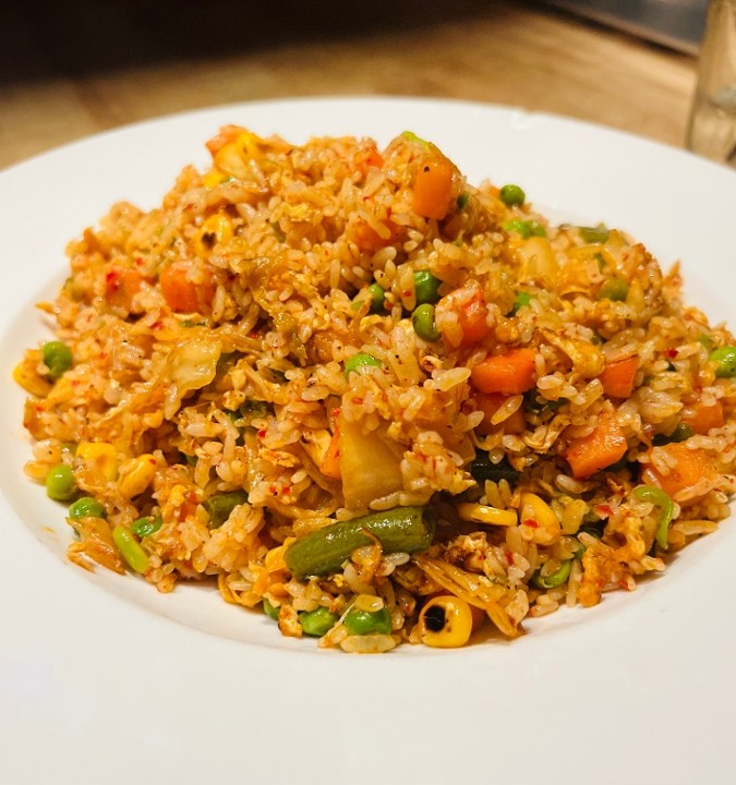 Vegetable Kimchi Fried Rice  ( LUNCH )