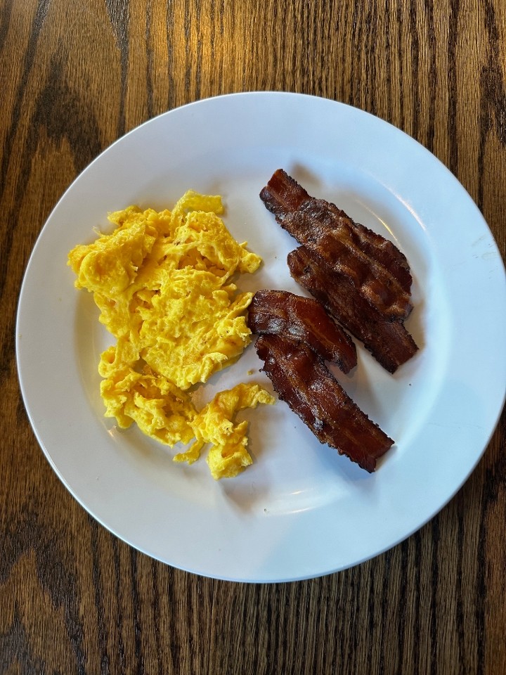 Kids Scrambled Egg with Bacon
