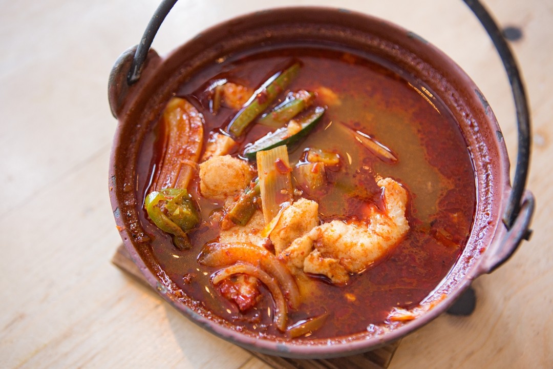 Spicy Mala Fish Soup