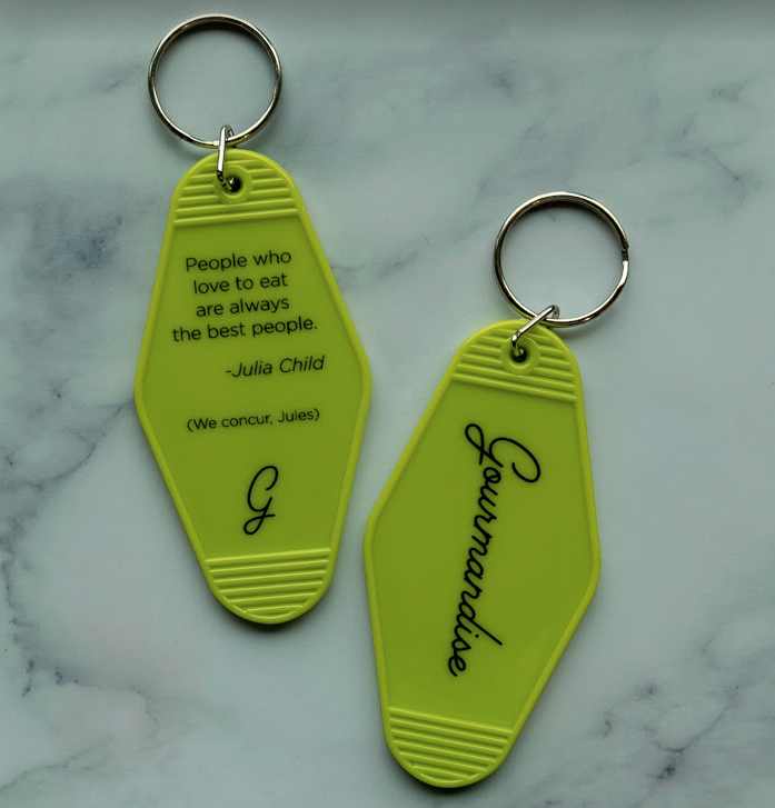 Green "Julia Childs" Keychain