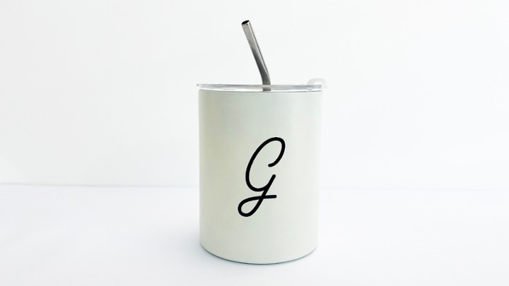 Insulated Cream G's Travel Tumbler