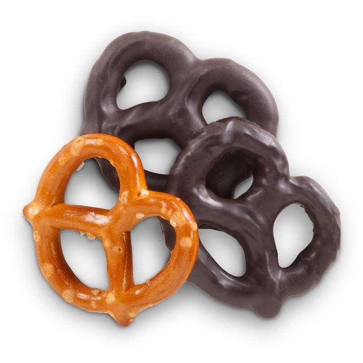 Dark Chocolate Pretzels - 1/2 lb.