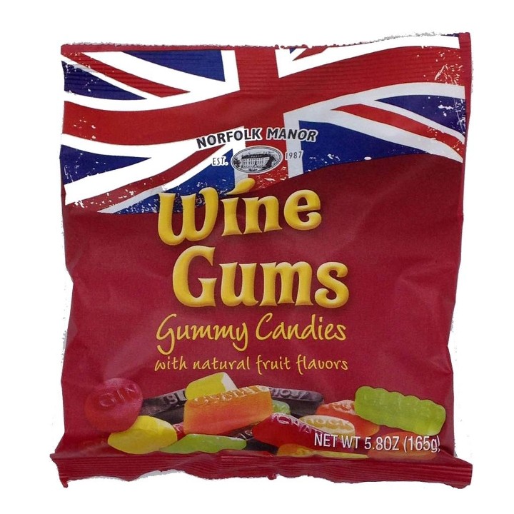 Norfolk Manor Wine Gums Bag 5.8oz  (Was $4.95)