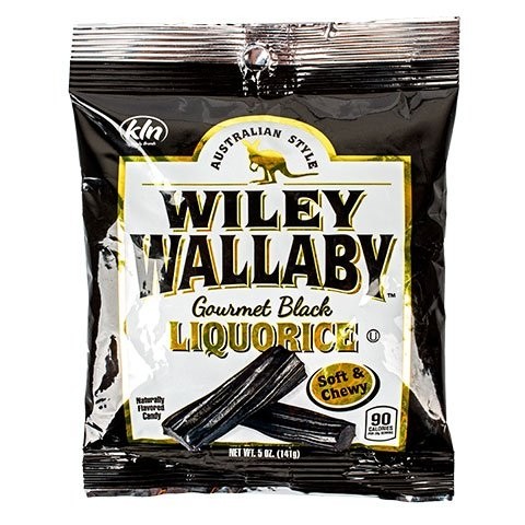 Wiley Wallaby Black Licorice Bag 5oz