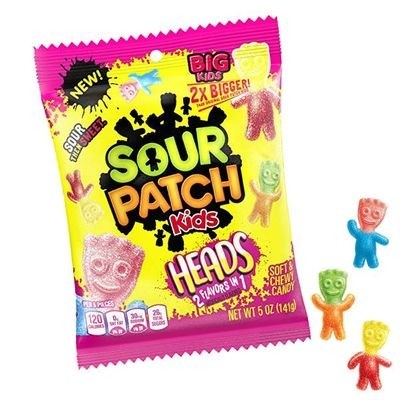Sour Patch Kids Heads - 2 flavors/piece