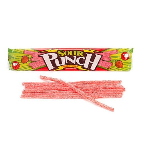 *Sour Punch Straws - Strawberry (SALE - Was $1.75)