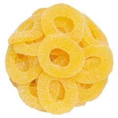 Gummi Pineapple Rings - 1/2 lb.